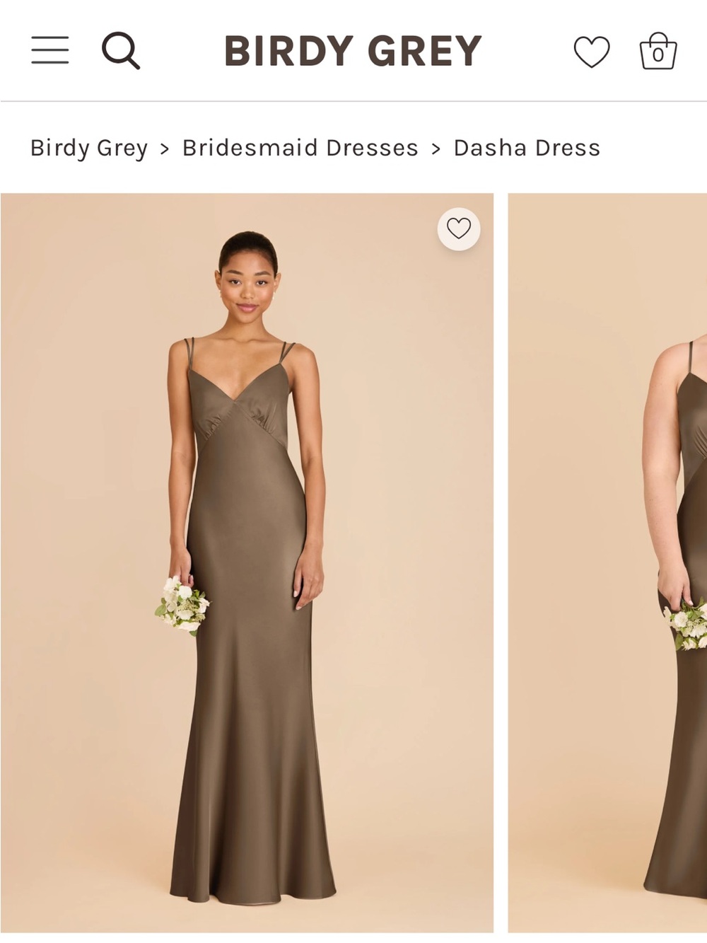 Birdy Grey Dasha Spaghetti-Strap Maxi Dress in Olive